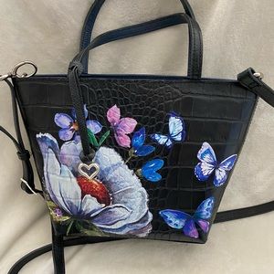 Brighton Noir Jardin Janette Small Tote